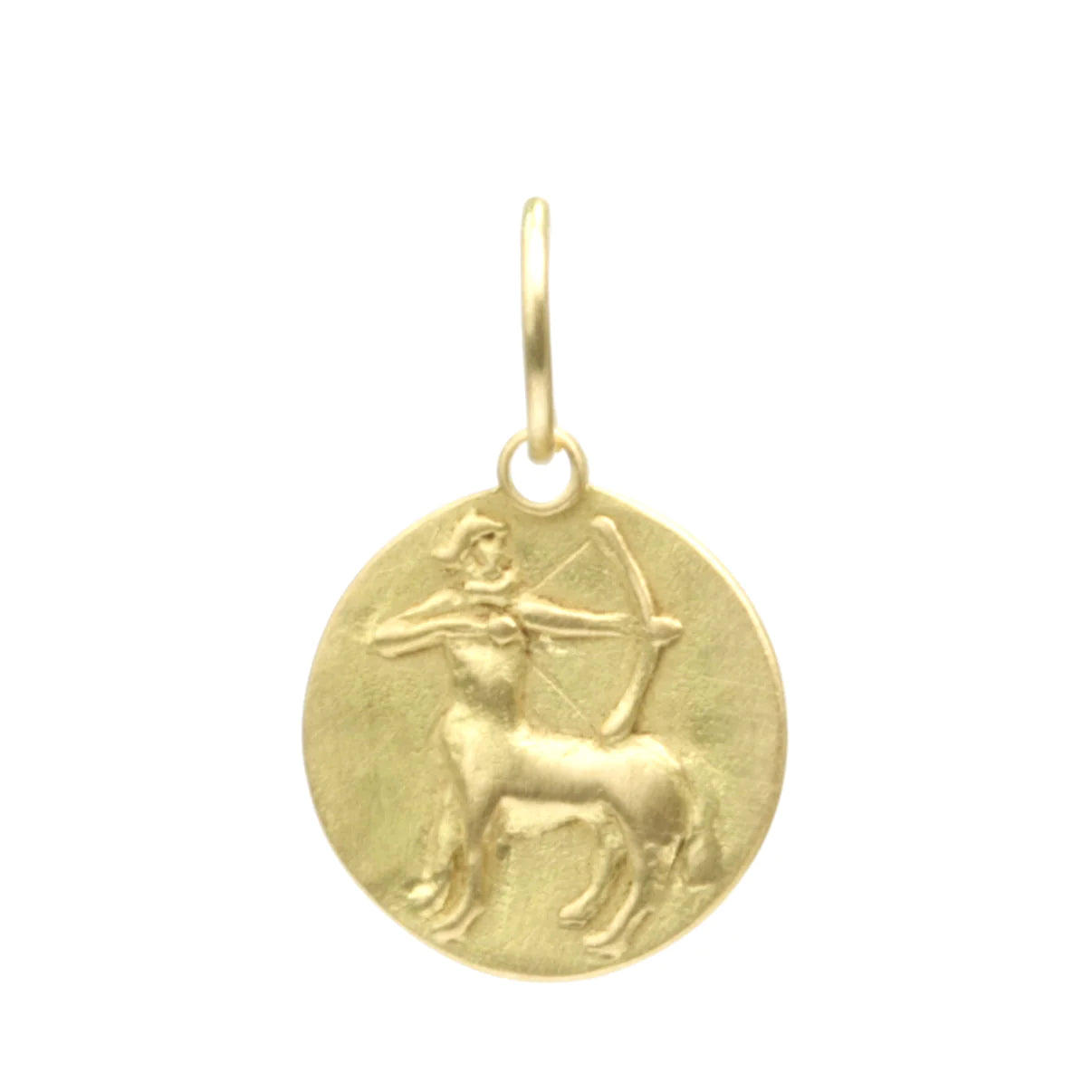 zodiac medal pendant necklace - sagittarius