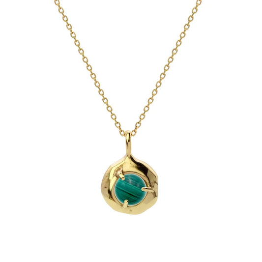 keeper necklace - malachite