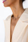 three-stone bar necklace - natural diamond