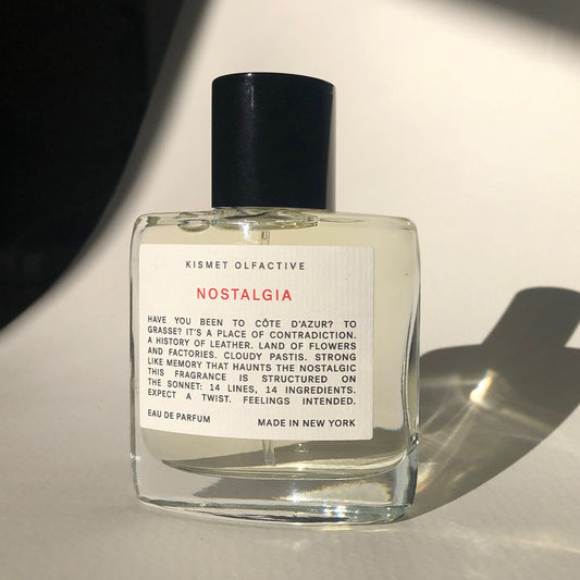 kismet olfactive / eau de parfum - nostalgia (a sonnet for grasse)
