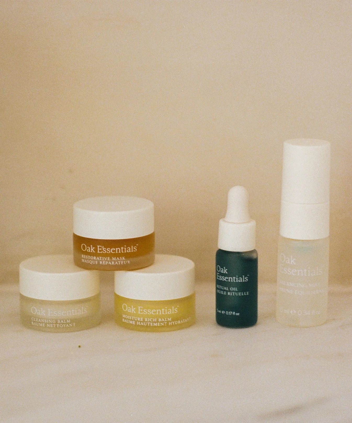 oak essentials / mini routine set