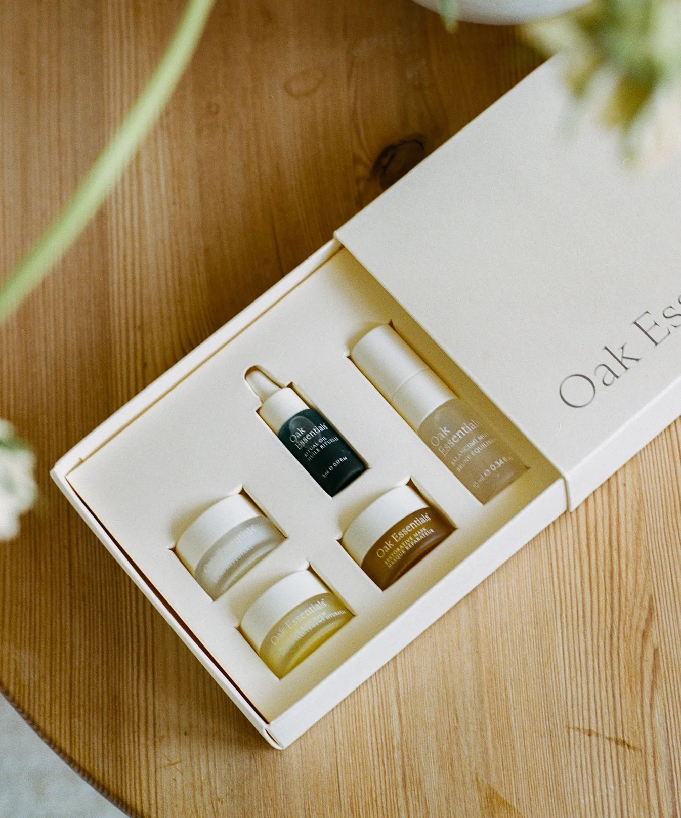 oak essentials / mini routine set