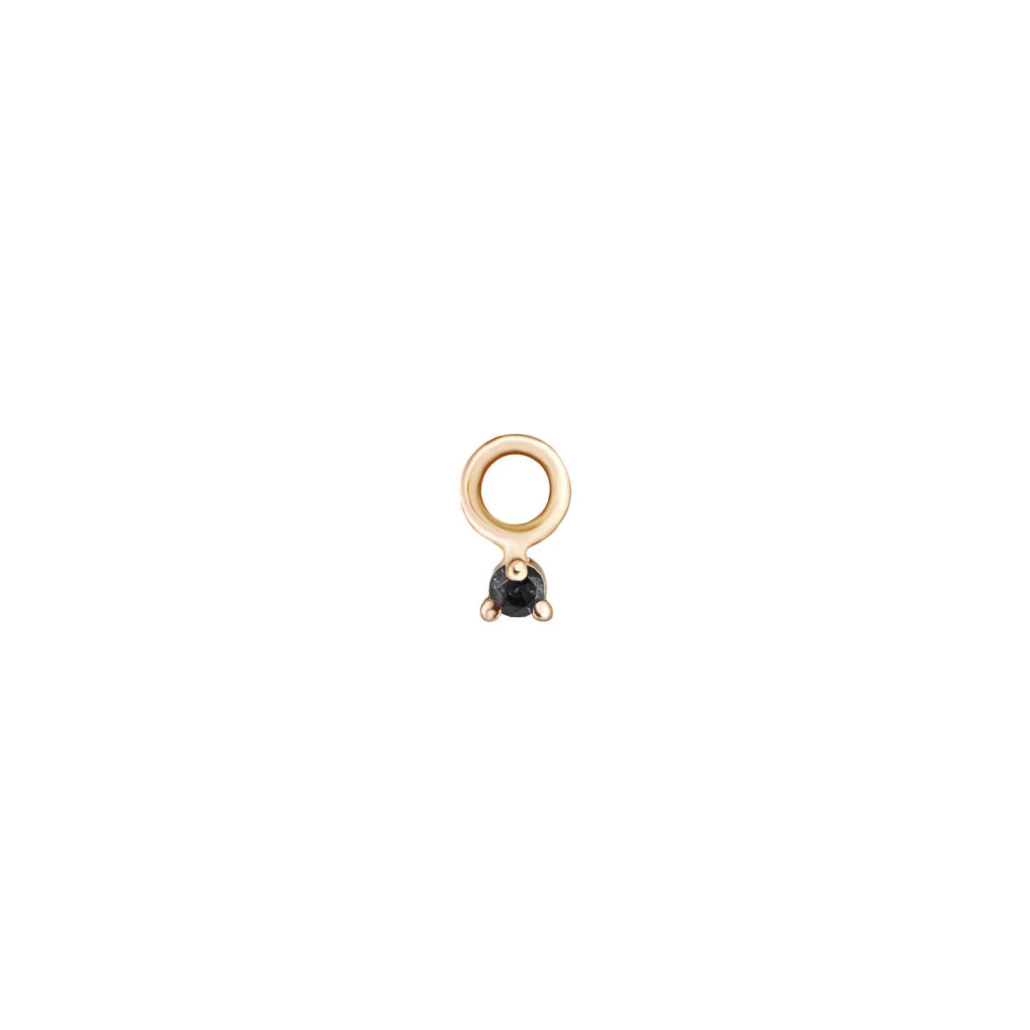 métier / petite gemstone plaque charm - single