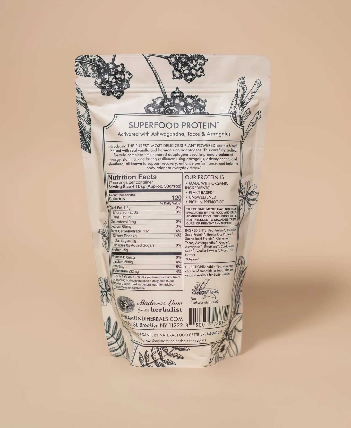 anima mundi / powder - vanilla chai protein