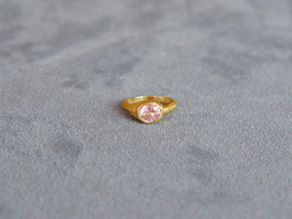 pink tourmaline ring