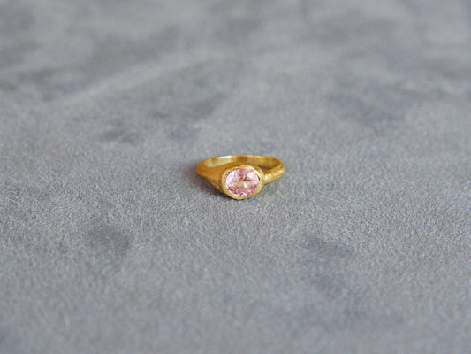 pink tourmaline ring