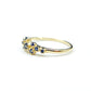 rose bush ring - sapphire