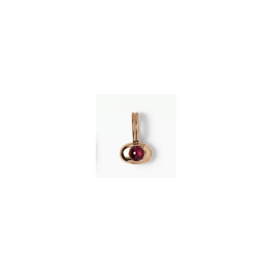 wwake / tempo pendant charm - ruby (july)