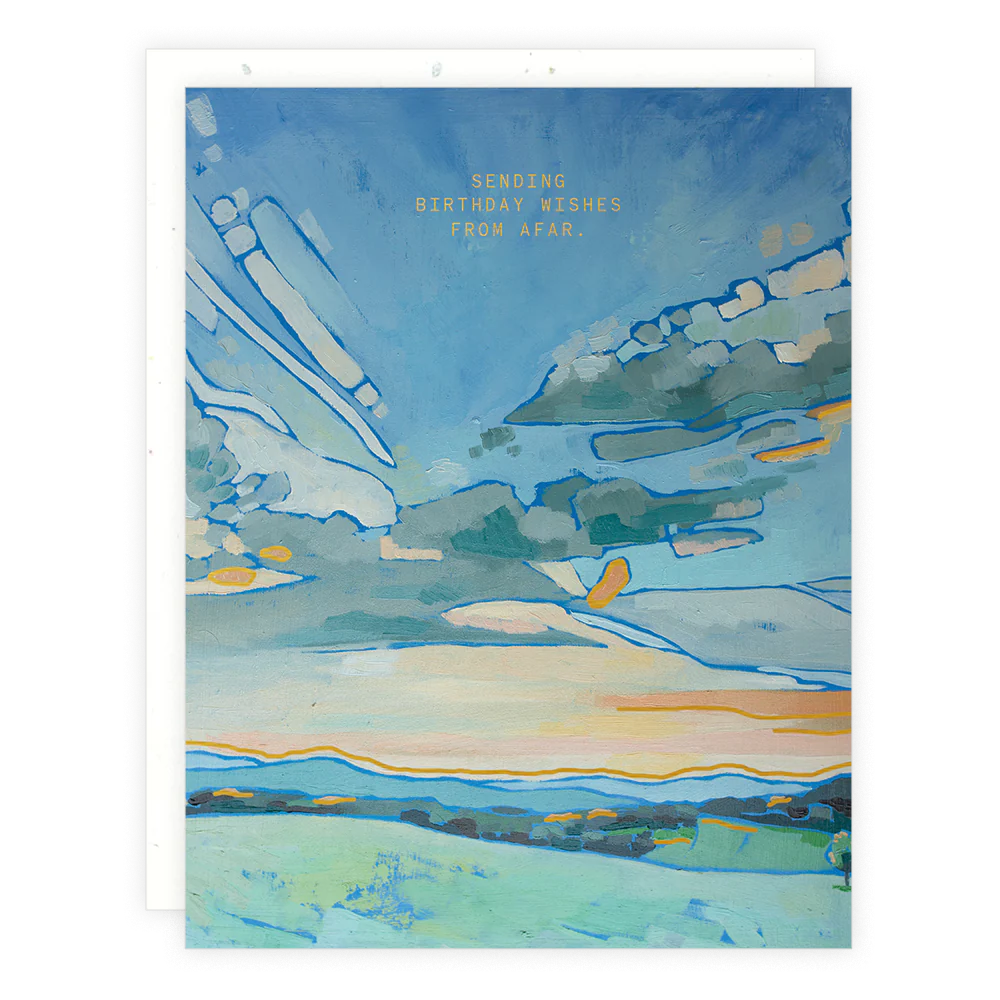 wishes from afar birthday card