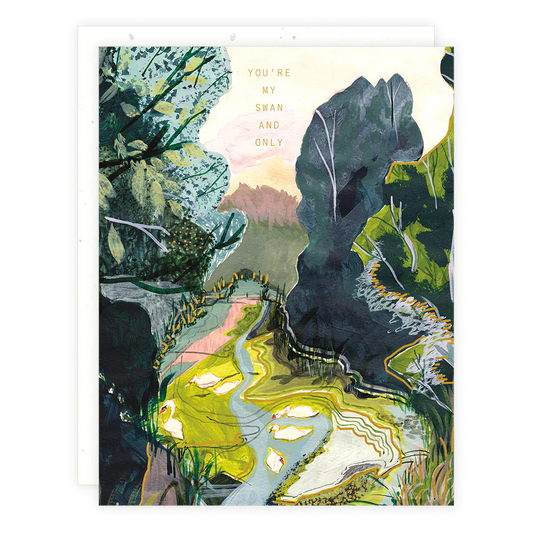 swan and only card