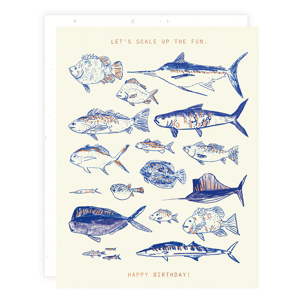 scale up the fun birthday card