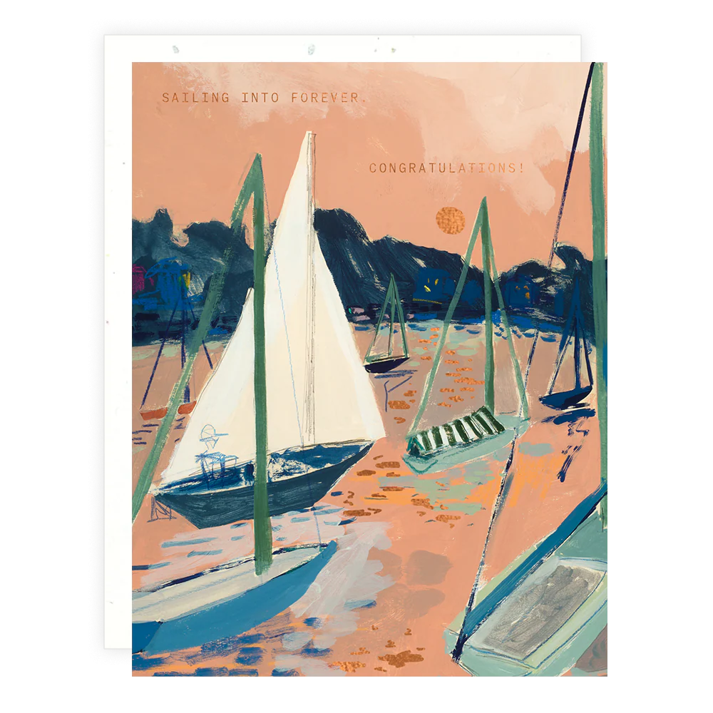 sailing into forever card