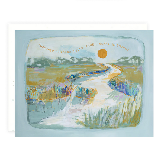 every tide wedding card