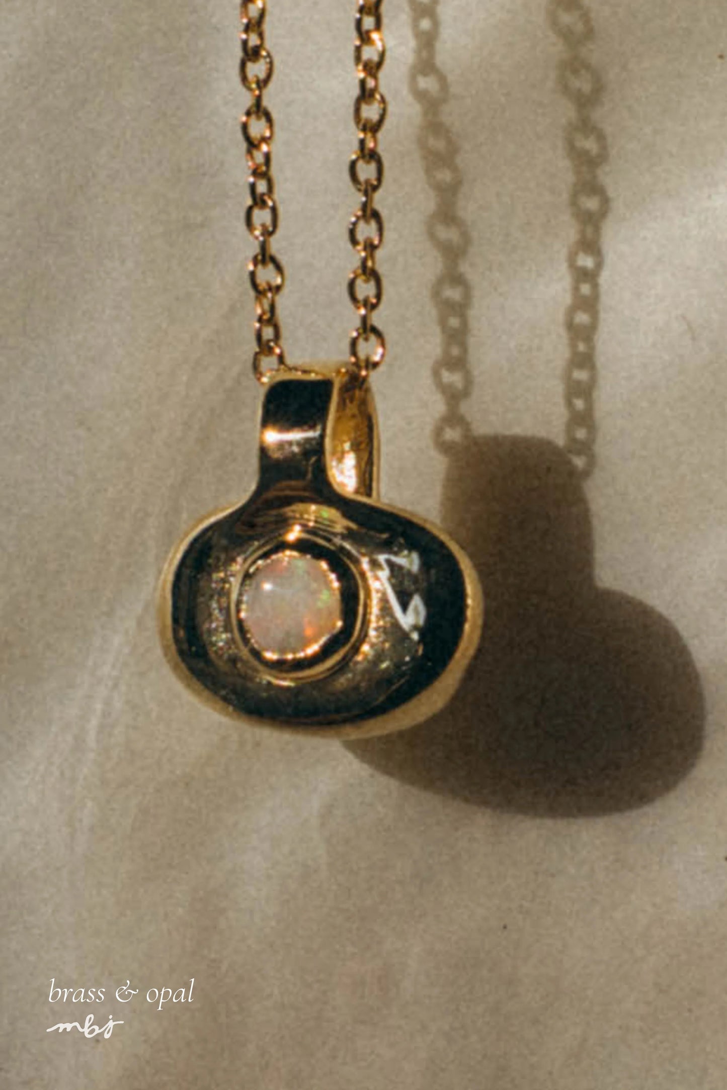 iridescent necklace
