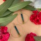 large pathway post hoop earrings