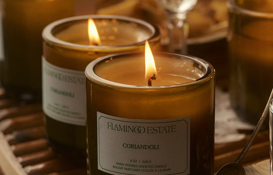 flamingo estate / coriandoli candle