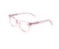 CADDIS / bixby readers - polished clear pink