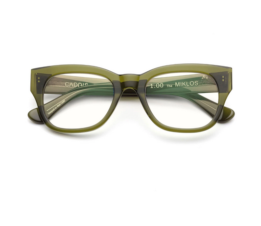 CADDIS / miklos readers - heritage green
