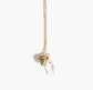 coquille fish charm necklace