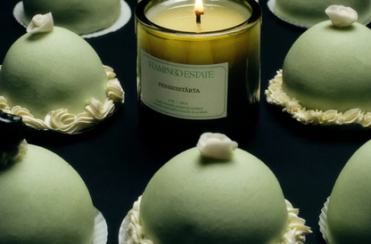 flamingo estate / prinsesstårta candle