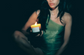 flamingo estate / green goddess candle