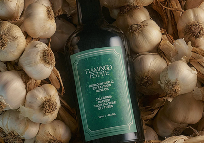 flamingo estate / heirloom extra virgin garlic olive oil