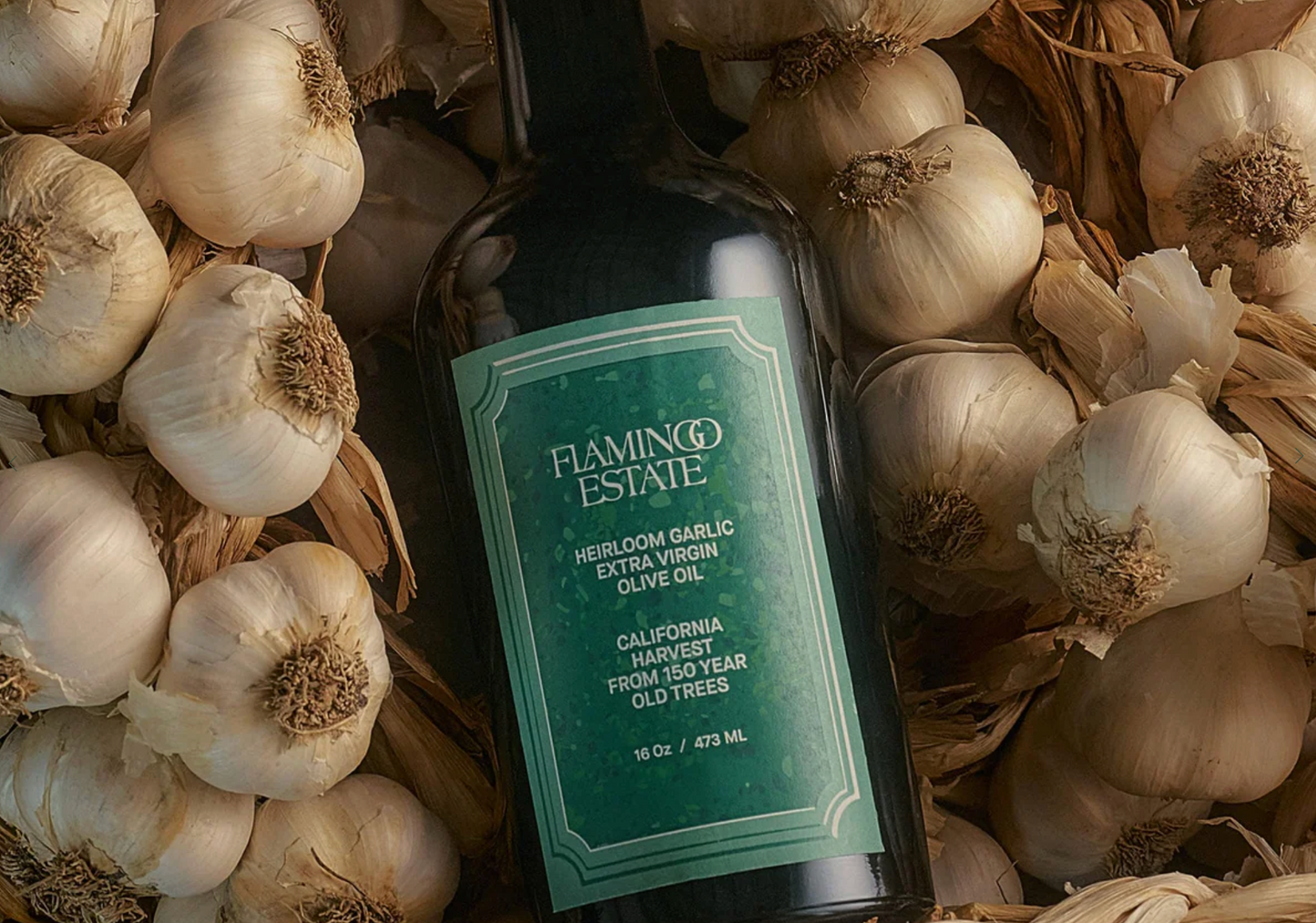 flamingo estate / heirloom extra virgin garlic olive oil