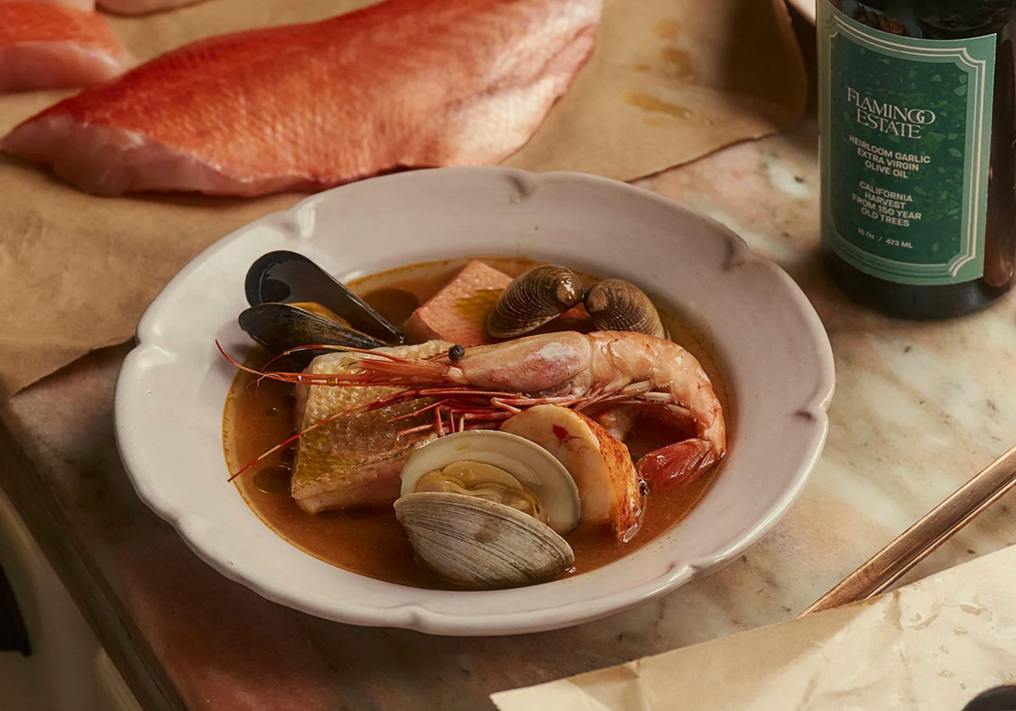 flamingo estate / heirloom extra virgin garlic olive oil