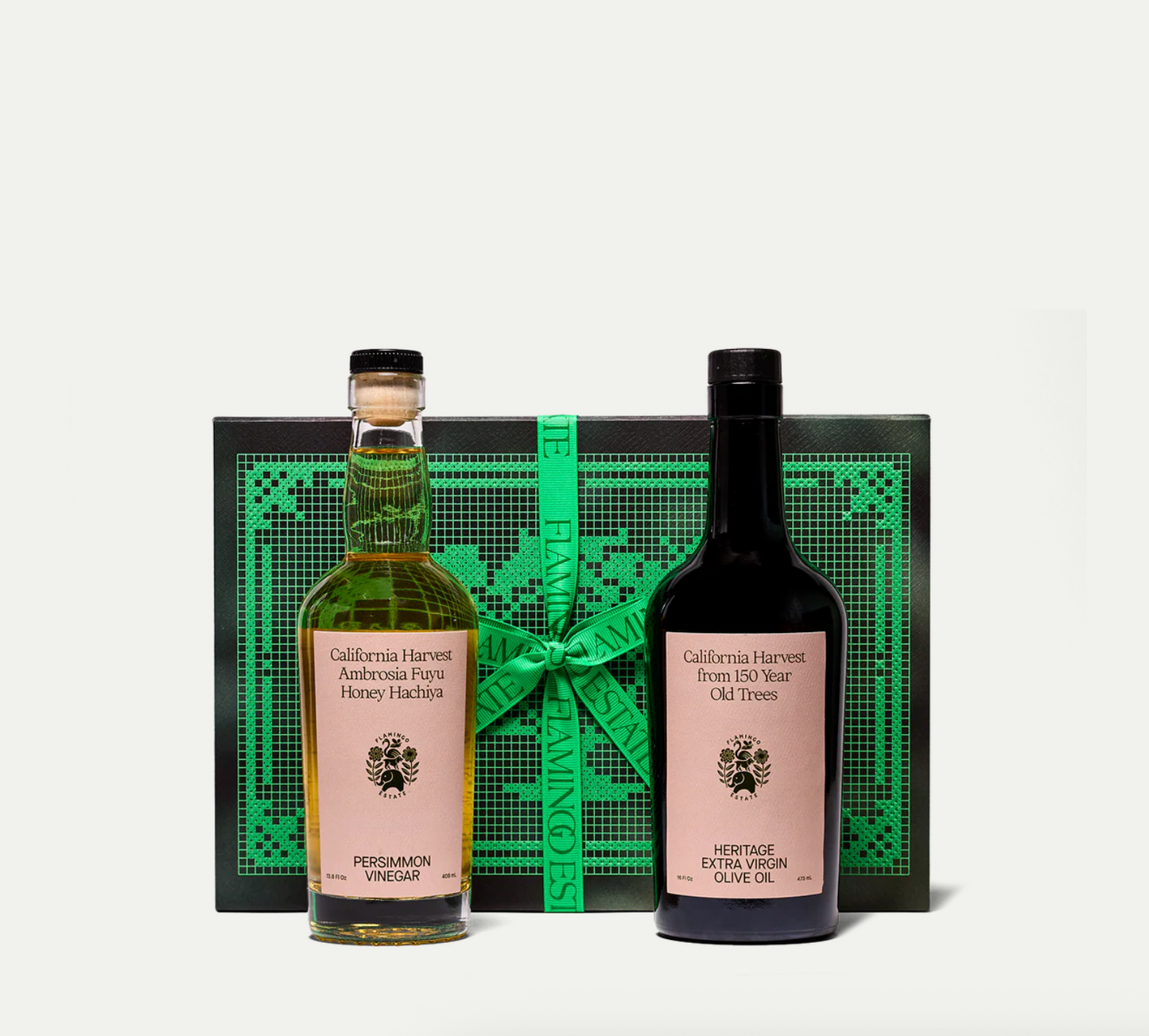 flamingo estate / olive oil & fuyu persimmon vinegar gift box
