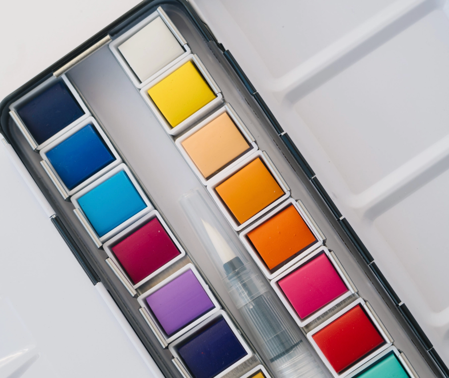 bailey rae studio / 24 watercolor paint palette