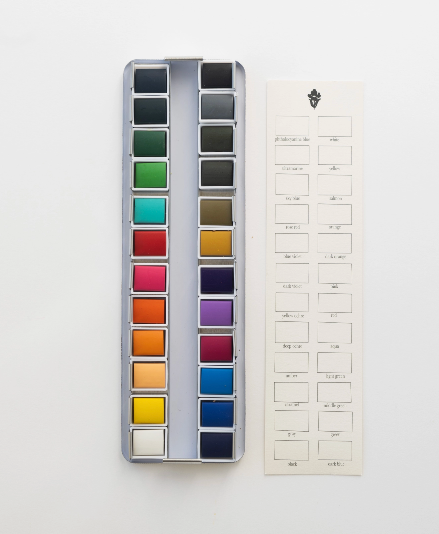 bailey rae studio / 24 watercolor paint palette