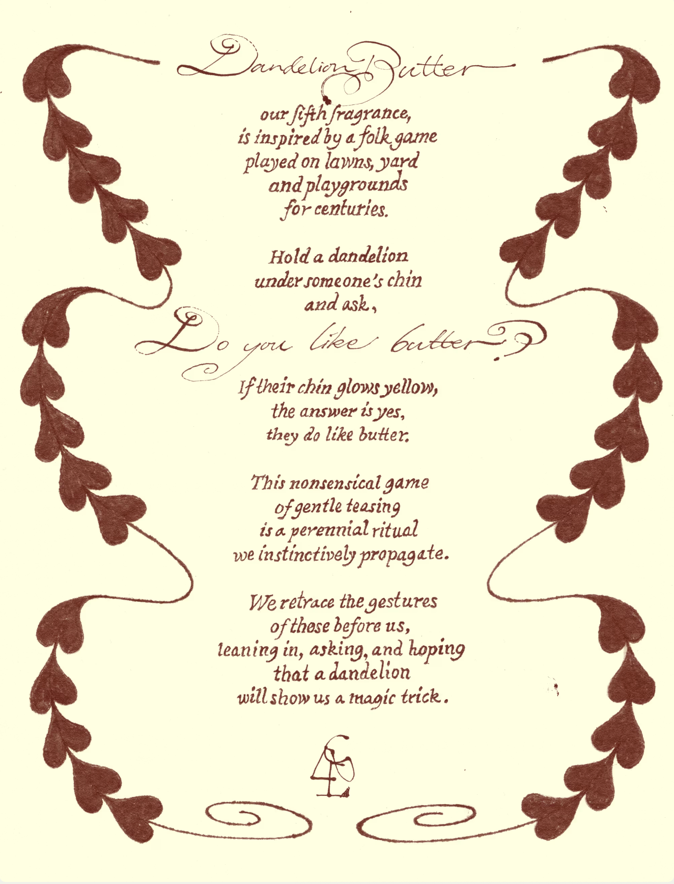 clue / eau de parfum - dandelion butter