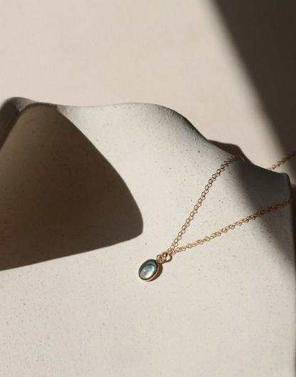 abalone pendant necklace