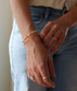 pearl and petal bracelet
