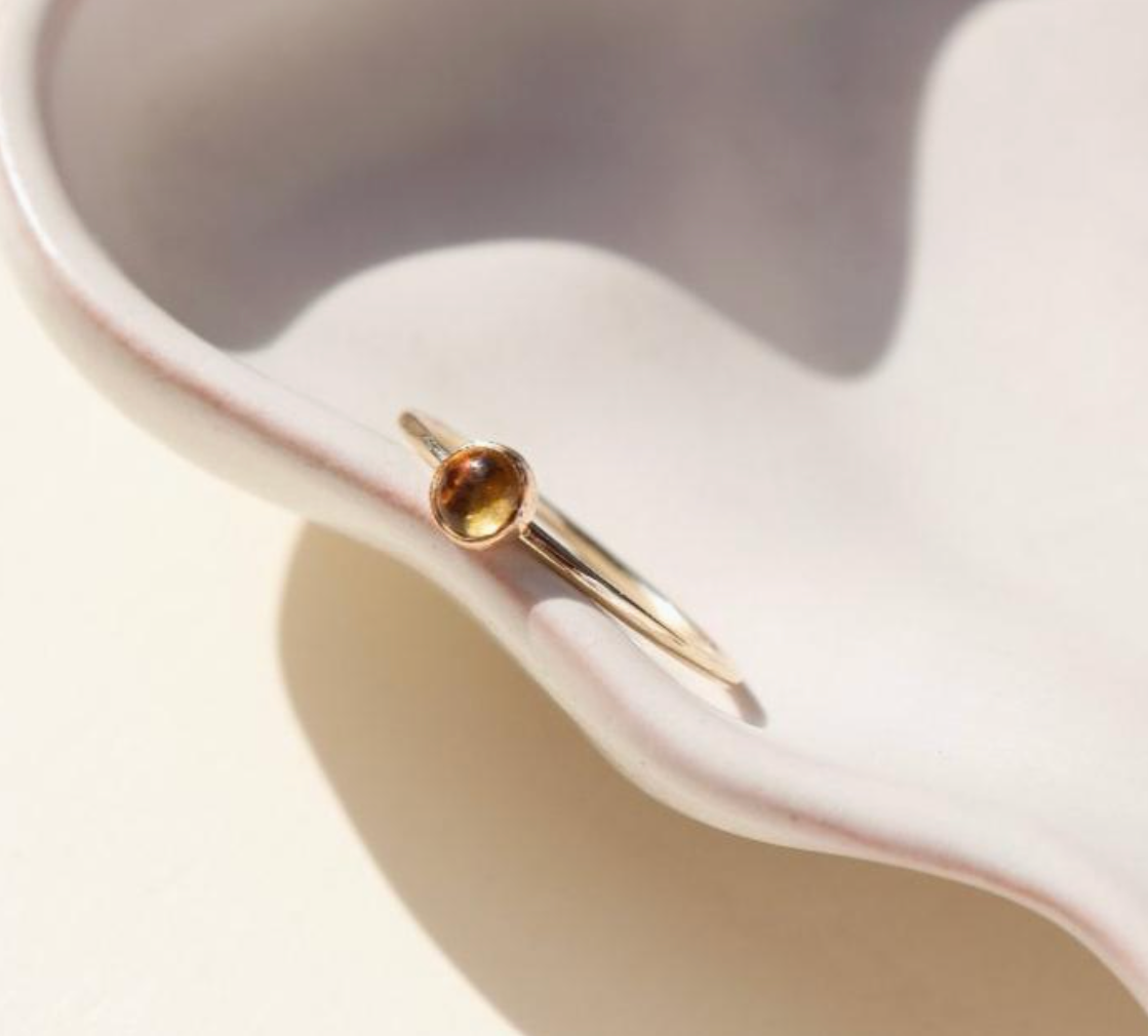 citrine ring