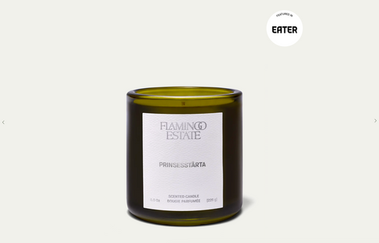 flamingo estate / candle - prinsesstårta