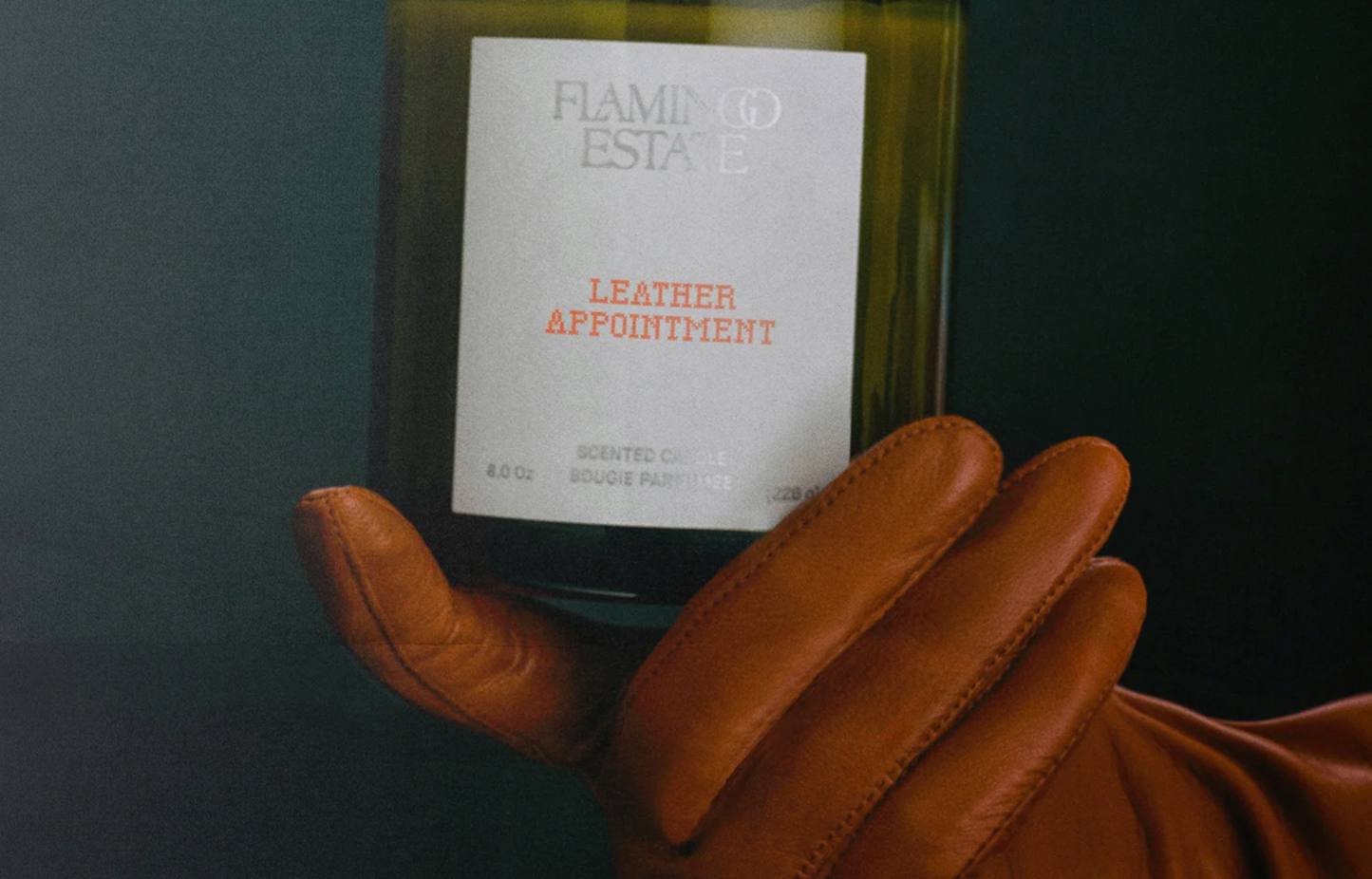 flamingo estate / candle - leather appointment