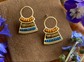 spaceship stud earrings