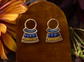 spaceship stud earrings