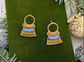 spaceship stud earrings