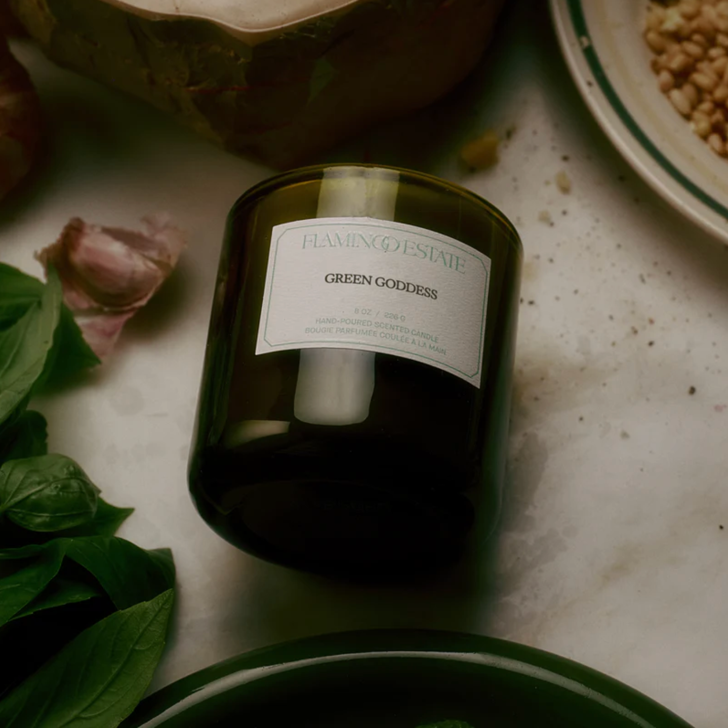 flamingo estate / candle - green goddess