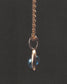 wwake / duo sapphire sister pendant charm