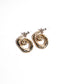 small cornu hoop earrings