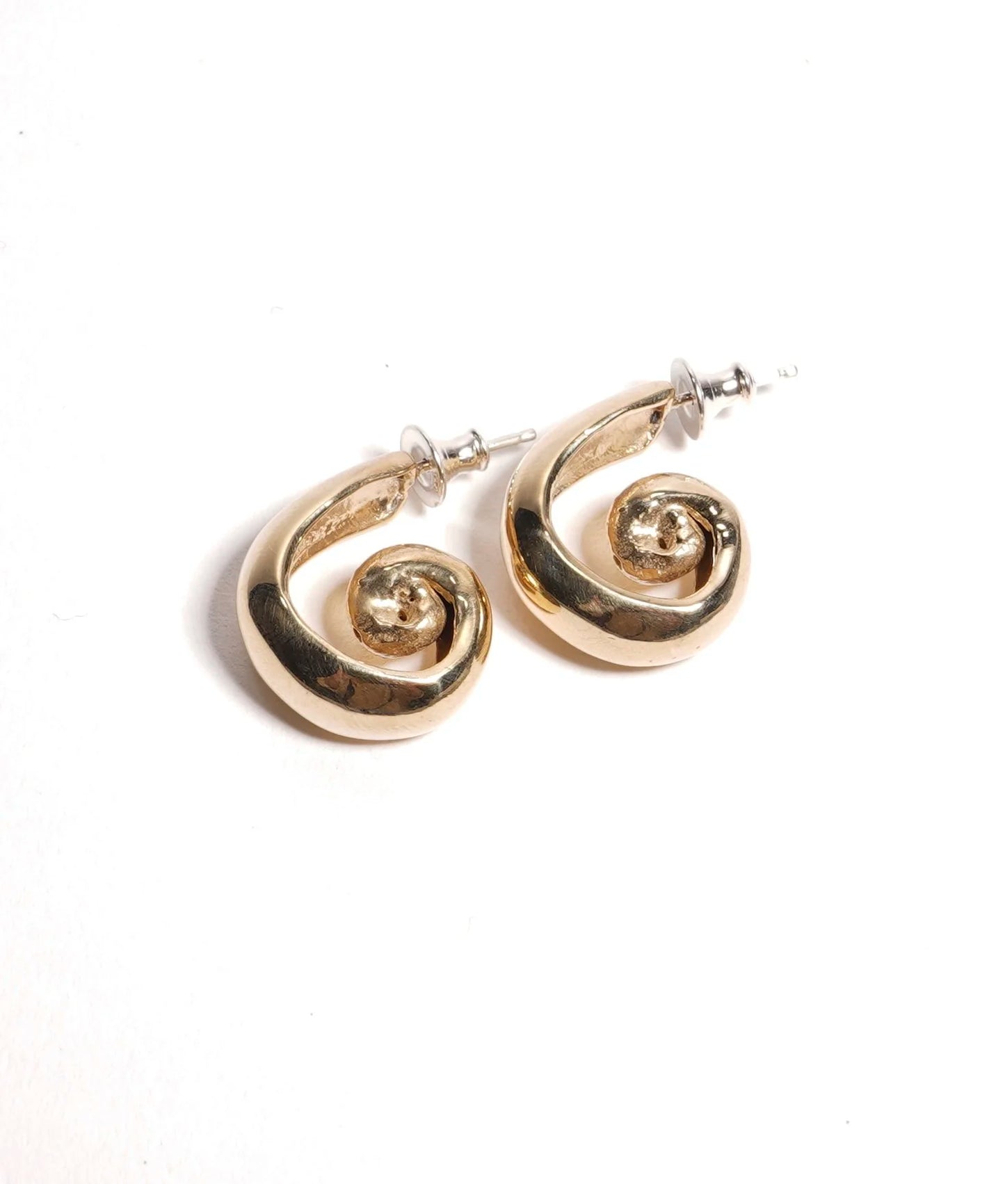 nautilus hoop earrings