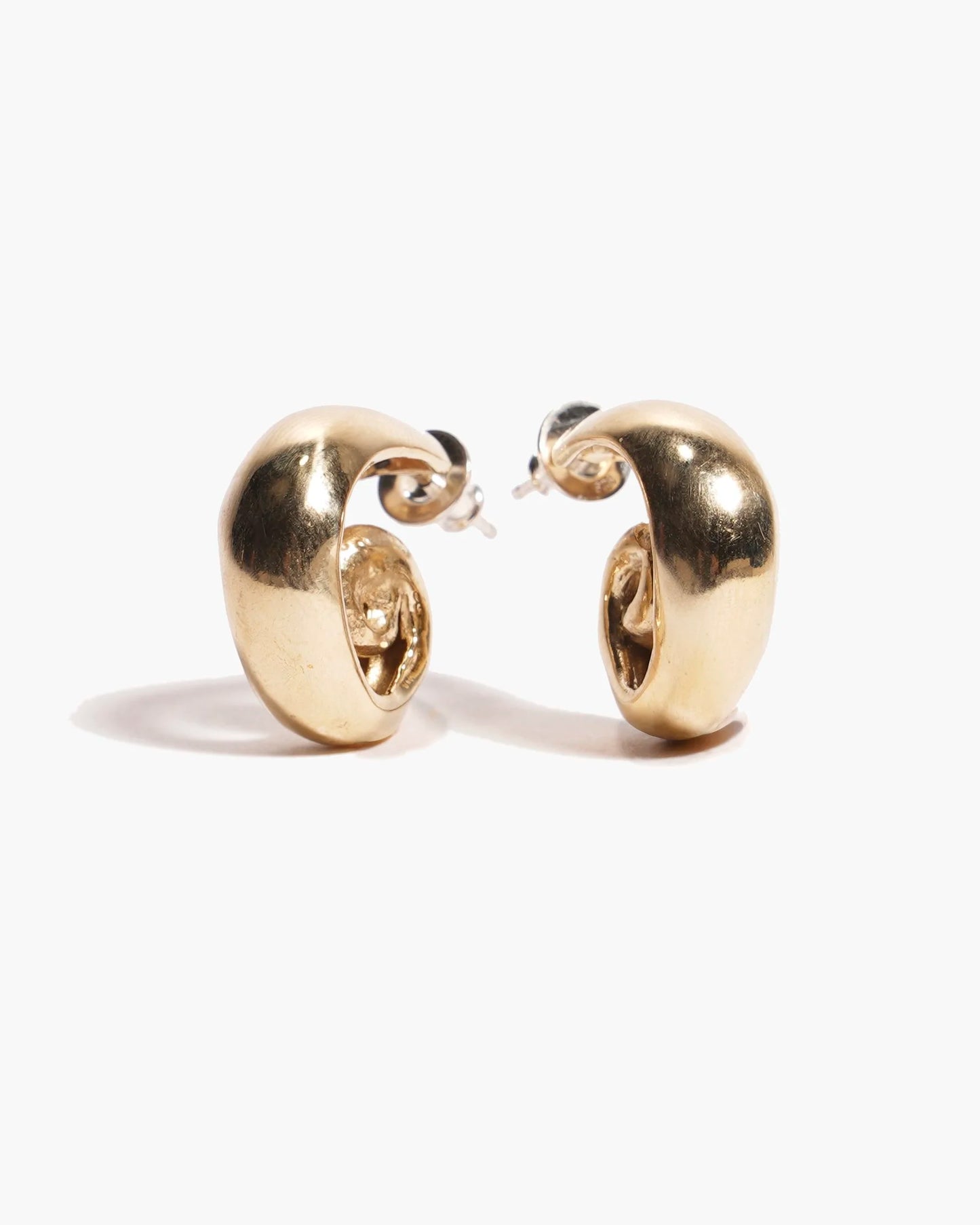 nautilus hoop earrings