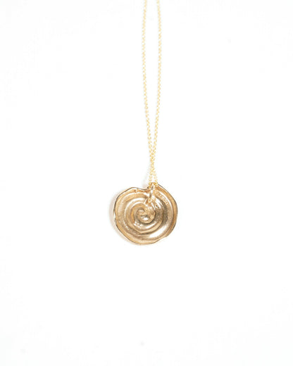 spiral shell necklace