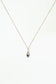 wwake / two pendant charm - sapphire + diamond