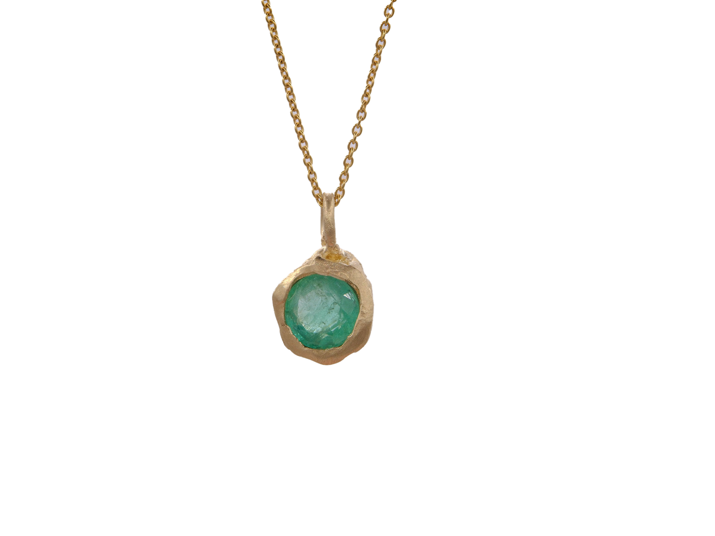 terra pendant - emerald