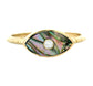 the anja ring - abalone + natural diamond