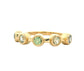 five-stone celebration ring - montana sapphire